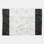 Serviette de cuisine à points colorés (Horizontal)