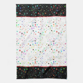 Serviette de cuisine à points colorés (Vertical)
