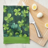 Serviette de cuisine à quatre feuilles (Quart Plié)