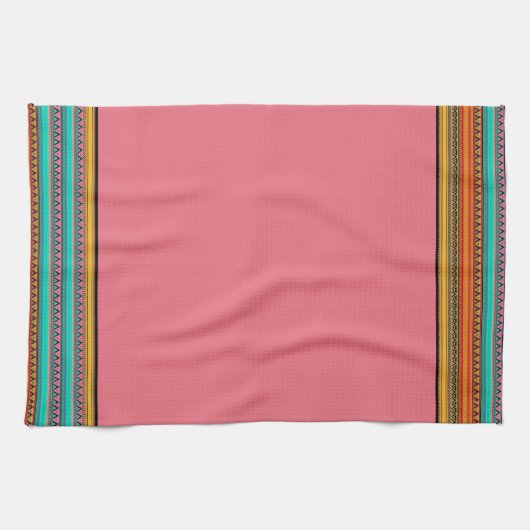 Serviette de cuisine à rayures aztèques (Horizontal)