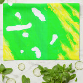 Serviette de cuisine à sensations joyeuses (Plié)