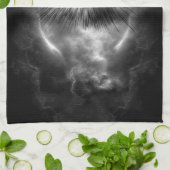 Serviette De Cuisine A-Synchrone Nuages Éthérés (Plié)