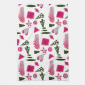 serviette de cuisine Abstraite de Noël (Vertical)