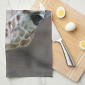 Serviette de cuisine adorable de girafe (Quart Plié)
