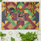 serviette de cuisine africaine (Plié)