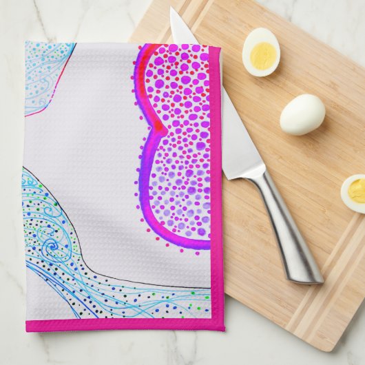 SERVIETTE DE CUISINE "âge d'or" (Quart Plié)