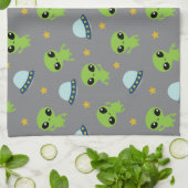 Serviette de cuisine Alien (Plié)