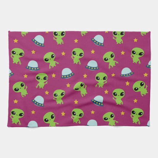 Serviette de cuisine Alien (Horizontal)