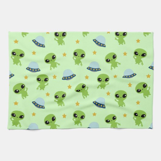 Serviette de cuisine Alien (Horizontal)