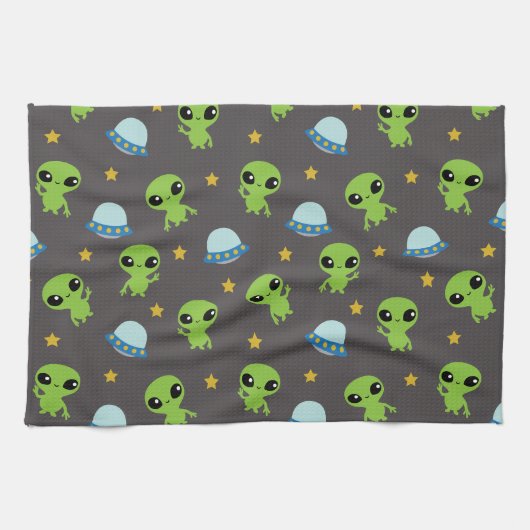 Serviette de cuisine Alien (Horizontal)