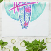 Serviette de cuisine Aloha Hawaiian Surfer (Plié)