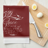 Serviette de cuisine Amazing Grace (Quart Plié)