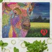 Serviette de cuisine américaine Buffalo personnali (Plié)