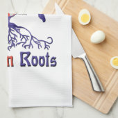 Serviette de cuisine américaine Croate Roots (Quart Plié)