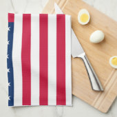 Serviette de cuisine américaine Drapeau (Quart Plié)