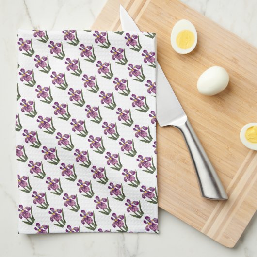 Serviette de cuisine américaine MoJo Iris (Quart Plié)