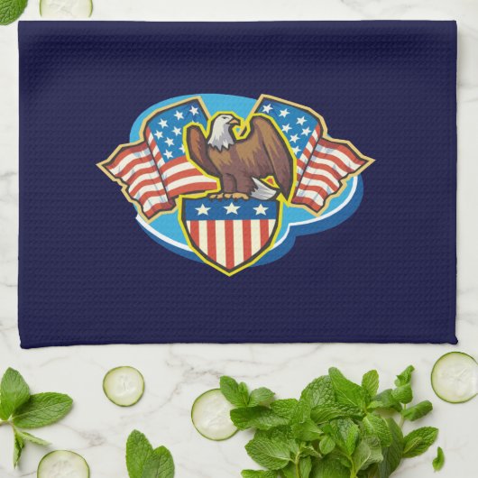 Serviette de cuisine American Eagle (Plié)