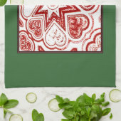 Serviette de cuisine 'Americana Hearts' (Plié)