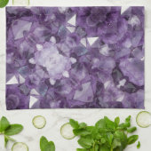 Serviette de cuisine Améthyste Allover cristal Imp (Plié)