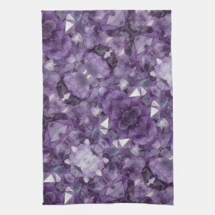 Serviette de cuisine Améthyste Allover cristal Imp