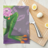 Serviette de cuisine amusante avec Prince à la gre (Quart Plié)