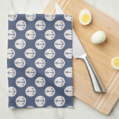 Serviette de cuisine/Ancres Nautica (Quart Plié)