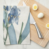Serviette de cuisine animale de fleur d'iris (Quart Plié)