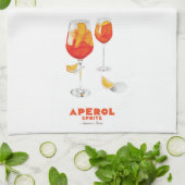 Serviette de cuisine Aperol Spritz (Plié)