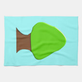 Serviette de cuisine arborée (Horizontal)