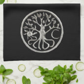 Serviette De Cuisine Arbre De Vie (Plié)