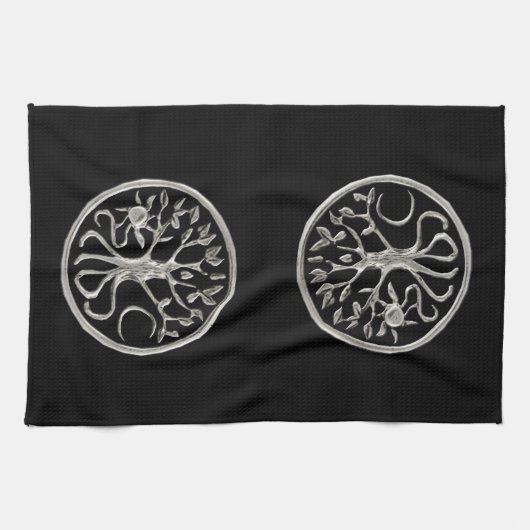 Serviette De Cuisine Arbre De Vie (Horizontal)