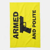 SERVIETTE DE CUISINE ARMÉE ET POLITE (Vertical)