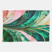Serviette de cuisine Art déco colorée (Horizontal)