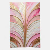 Serviette de cuisine Art déco colorée (Vertical)