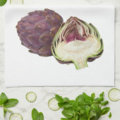 Serviette de cuisine 'Artichoke rouge' (Plié)