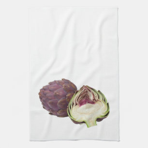Serviette de cuisine 'Artichoke rouge'