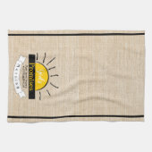 Serviette de cuisine aspect lin Promises (Horizontal)