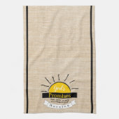 Serviette de cuisine aspect lin Promises (Vertical)