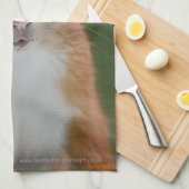 Serviette de cuisine assoiffée d'écureuil (Quart Plié)