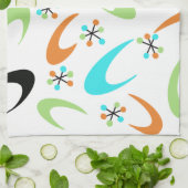 Serviette de cuisine atomique du milieu du siècle (Plié)