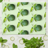Serviette de cuisine au citron vert (Plié)