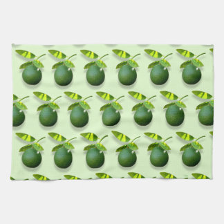 Serviette de cuisine au citron vert