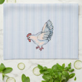 Serviette de cuisine au poulet du pays (Plié)
