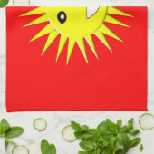 Serviette de cuisine au soleil brillant (Plié)