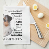 Serviette de cuisine Aussie Traits (Quart Plié)