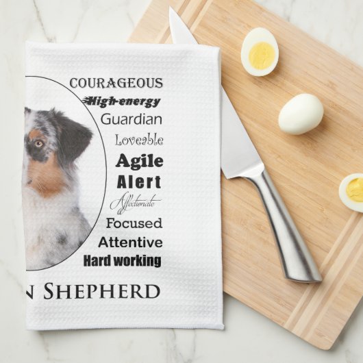 Serviette de cuisine Aussie Traits (Quart Plié)