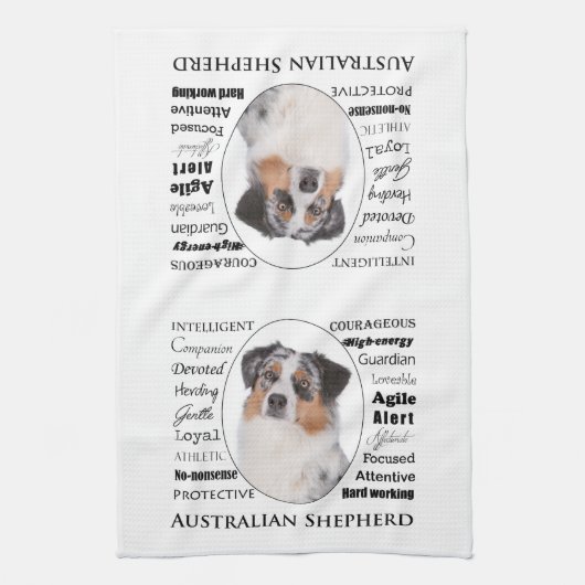 Serviette de cuisine Aussie Traits (Vertical)