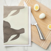 Serviette de cuisine aux 3 artichauts (Quart Plié)