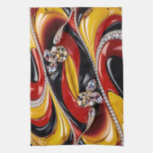 Serviette de cuisine aux couleurs belges Design (Vertical)