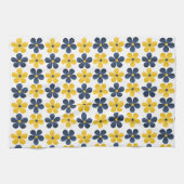 Serviette de cuisine aux fleurs (Horizontal)